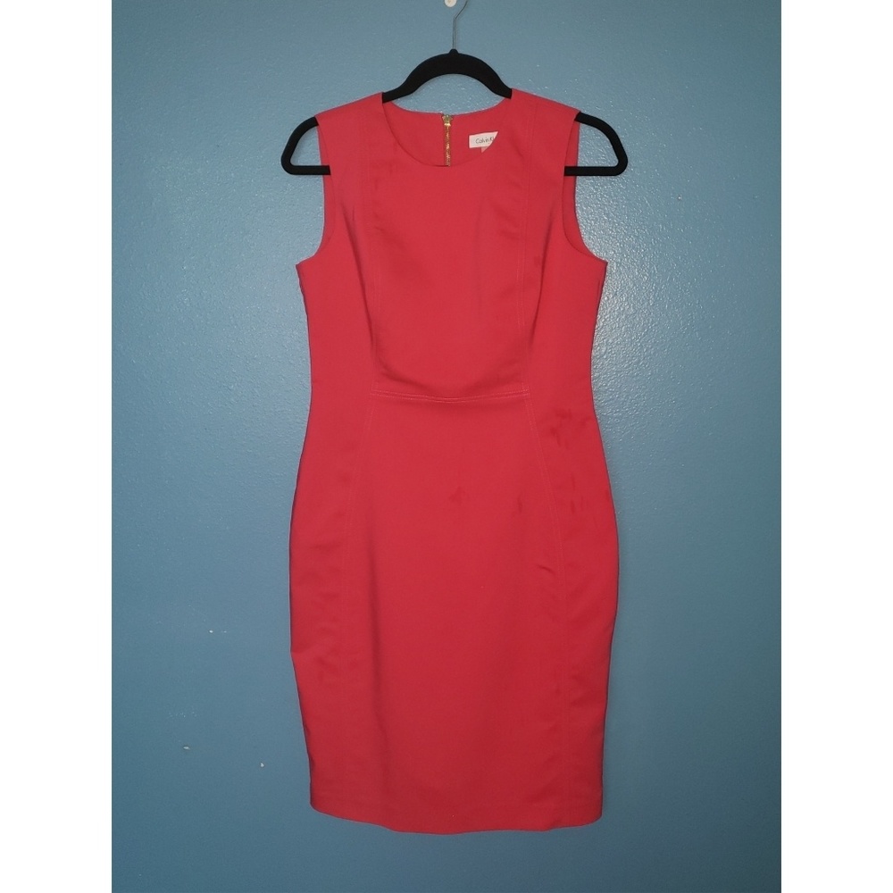 Calvin Klein Solid Sheath Dress